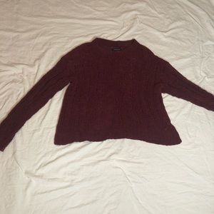 American Eagle Outfitters maroon sweater
